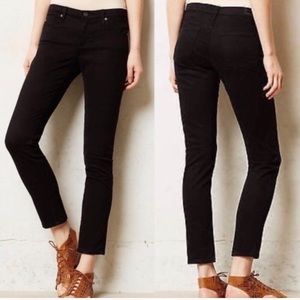 AG, Anthropologie The Stevie Cuff Black Jeans!